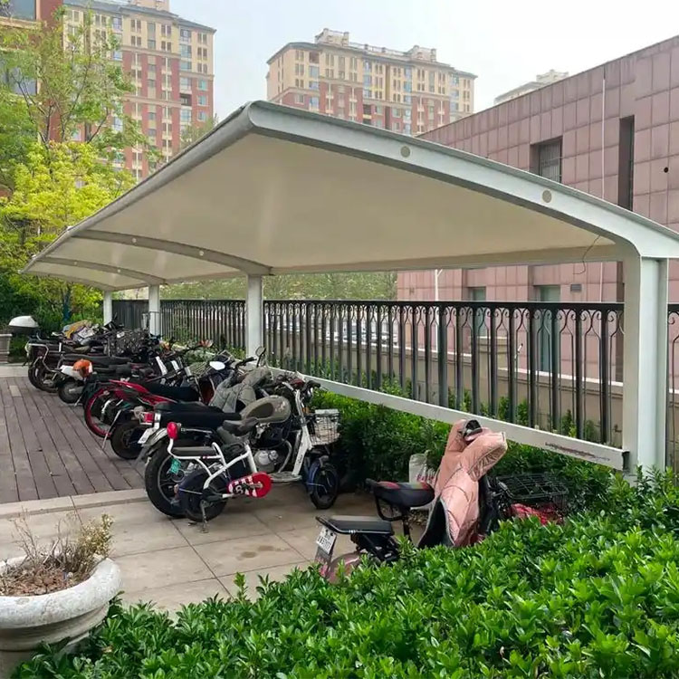 孝昌县膜结构电动车棚